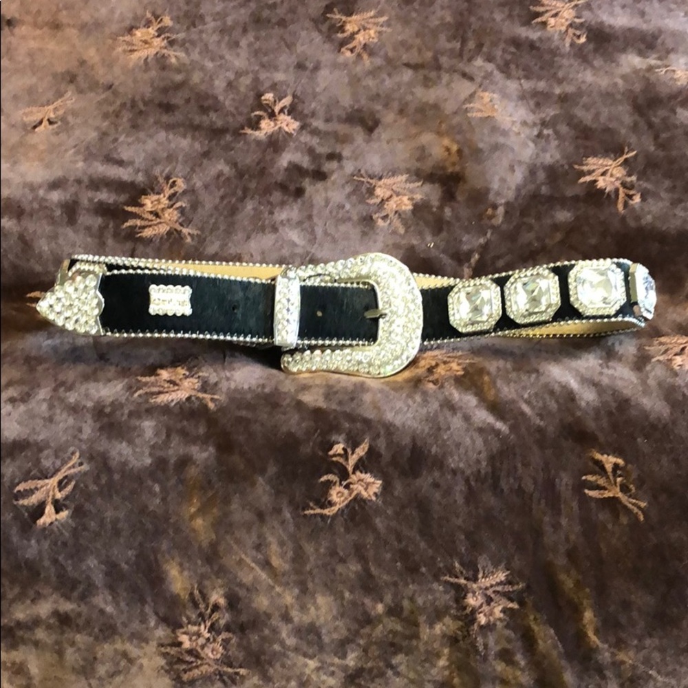 Brand New b.b. Simon bejeweled Belt-Never Worn